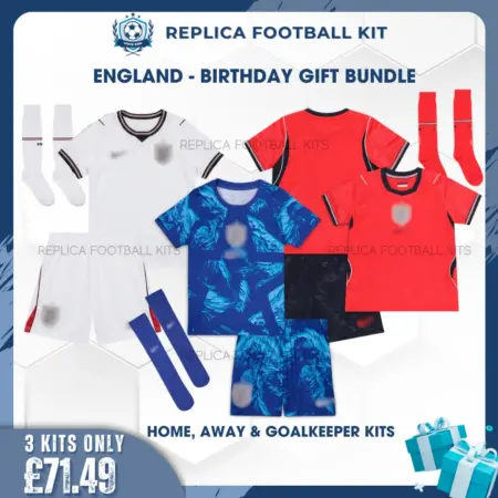 England World Cup 2026 Full Kit Gift Set - Home & Goalkeeper - with socks