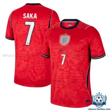 England World Cup 2026 SAKA 7 Away Men Replica Football Shirt - overview