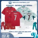 Portugal World Cup 2026 Ronaldo 7 Full Kit Gift Set