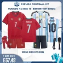 Portugal and Argentina World Cup 2026 Full Kit Gift Set