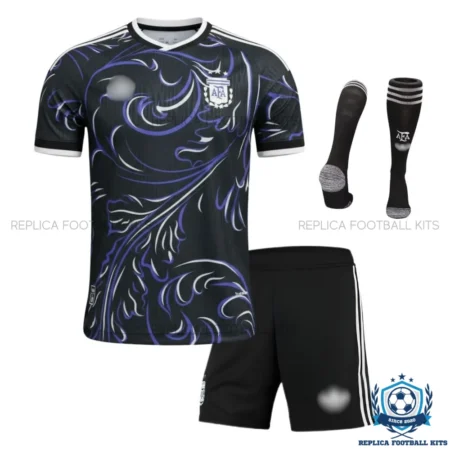 Argentina World Cup 2026 Away Kid Replica Football Kit - Front view