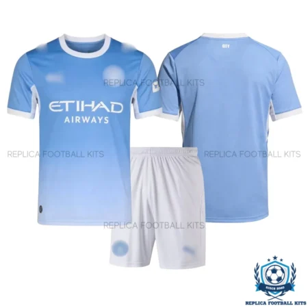 Manchester City Home Kid Replica Kit 26/27 - Over view