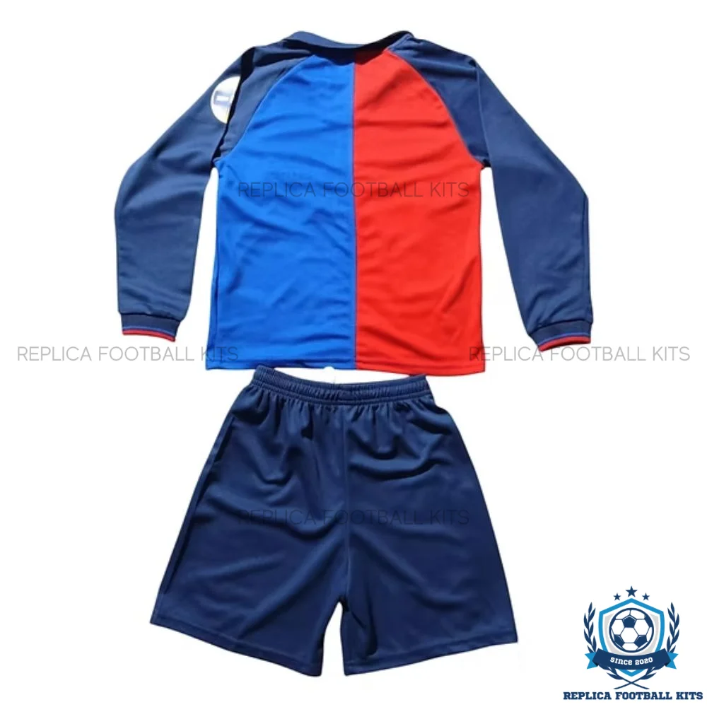 Retro Barcelona 100th Anniversary Kids Kit Long Sleeve - Back view