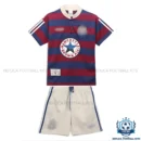 Retro Newcastle Away Kid Replica Kit 95/97 - Front view