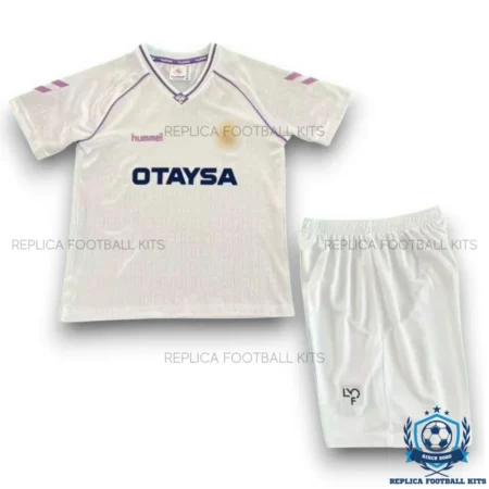 Retro Real Madrid Home Kids Football Kit 90/92 - Front view