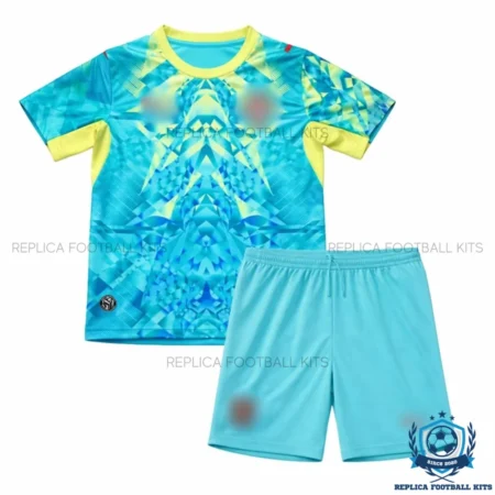 Portugal World Cup 2026 Goalkeeper Kids Replica Football Kit