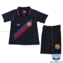 Retro Barcelona Away Kids Replica Kit 2002/03 - Front view