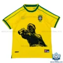 Retro Brazil “City of God Edition” Men Replica Football Shirt 1998 - front view