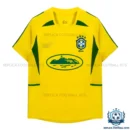Retro Brazil x Corteiz Limited Edition Men Replica Football Shirt 2002 - front view