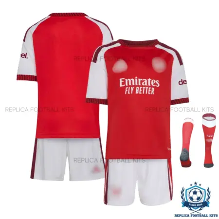Arsn@l Home Kid Replica Football Kit 2026/27 - overview - with socks