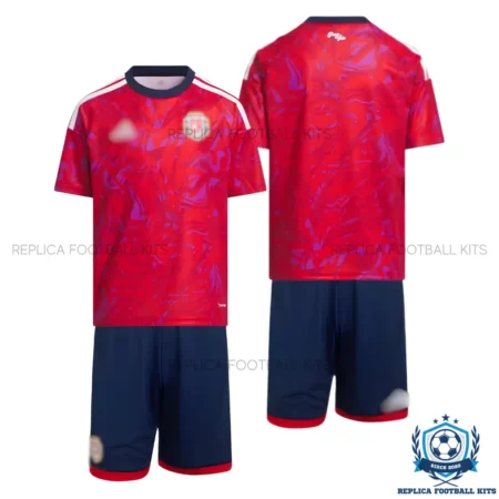 Costa Rica World Cup 2026 Home Kid Replica Football Kit - overview