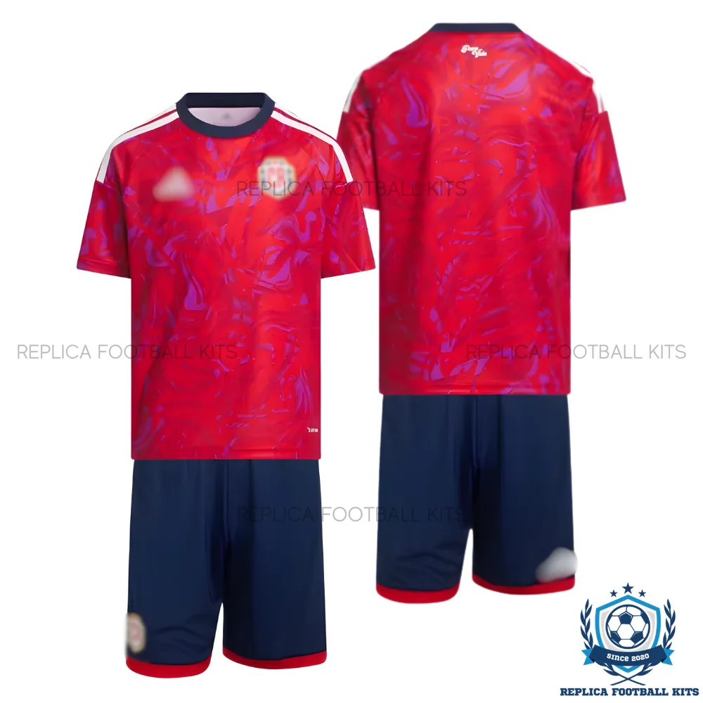 Costa Rica World Cup 2026 Home Kid Replica Football Kit