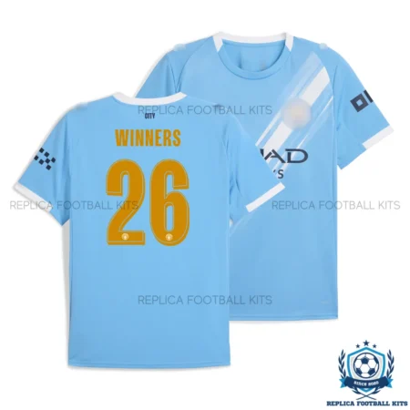 Manchester City WINNERS 26 Home Men Replica Football Shirt 2025/26 - overview
