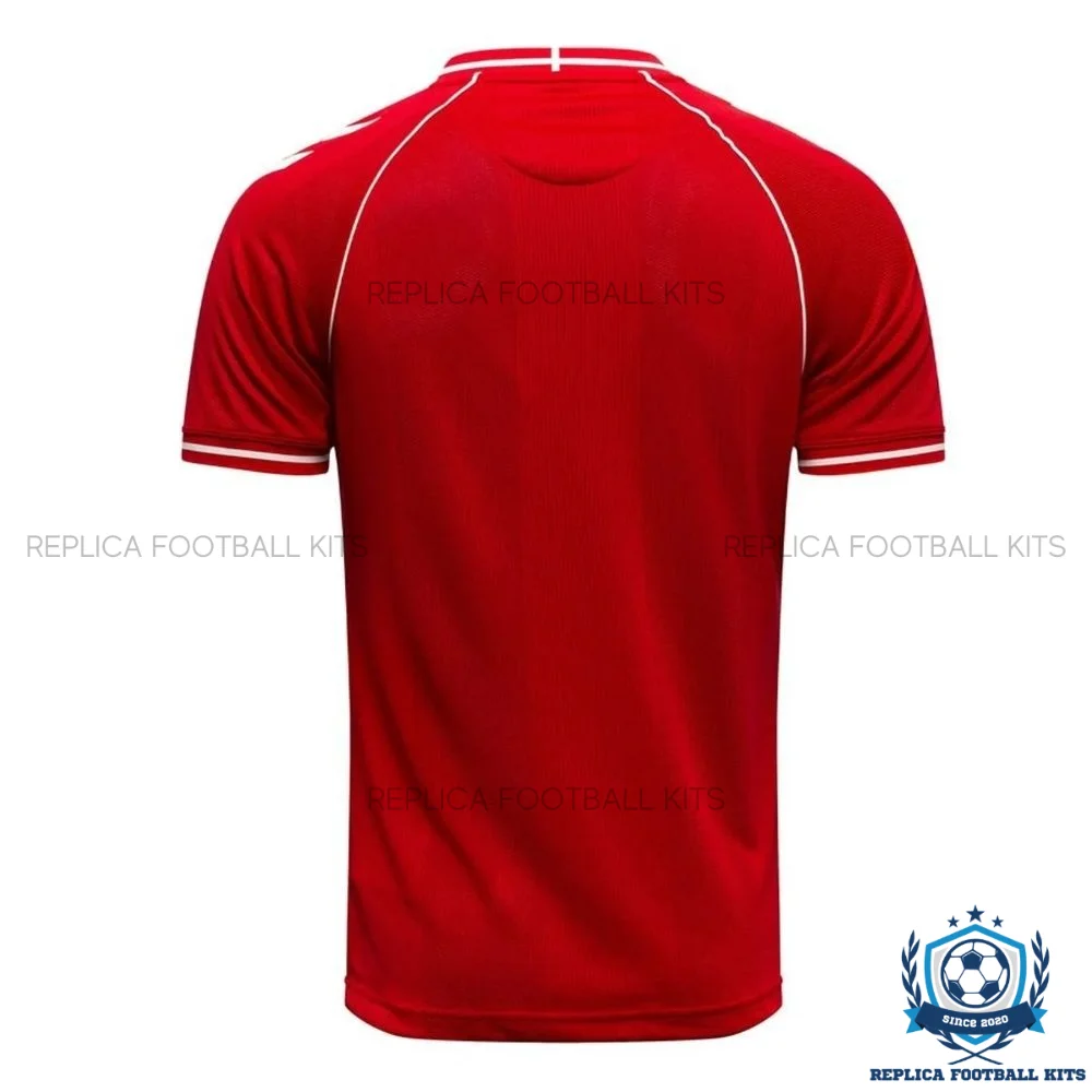 Denmark World Cup 2026 Home Men Replica Football Shirt - Back view