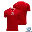 Denmark World Cup 2026 Home Men Replica Football Shirt - Over view