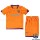 Retro Barcelona Away Kid Replica Football Kit 2006/07 - front view