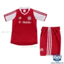 Retro Bayern Munich Home Kid Replica Football Kit 2003/04 - front view