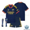 Arsn@l Away Kid Replica Football Kit 2026/27 - over view with socks