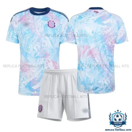 Costa Rica World Cup 2026 Away Kid Replica Football Kit - Over view