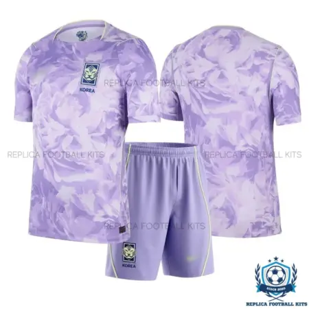 Korea World Cup 2026 Away Kid Replica Football Kit - Front view