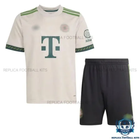 Bayern Munich Oktoberfest Kids Replica Football Kit 2025/26 - Front view