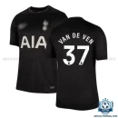 Tottenham Hotspur VAN DE VEN 37 Away Men Replica Football Shirt 25/26 - Over view