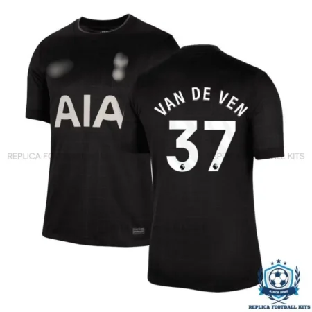 Tottenham Hotspur VAN DE VEN 37 Away Men Replica Football Shirt 25/26 - Over view