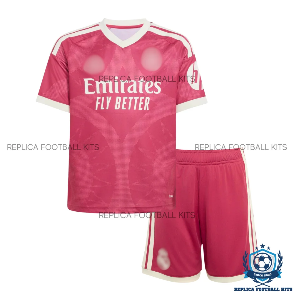 Real Madrid Third Kid Replica Football Kit 2026/27 - Front view
