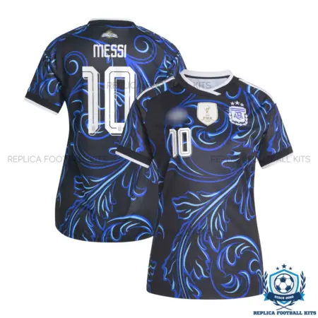 Argentina World Cup 2026 MESSI 10 Away Women Replica Football Shirt - overview