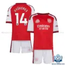 Arsn@l GYÖKERES 14 Home Kid Replica Football Kit 2026/27 - overview