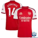 Arsn@l GYÖKERES 14 Home Men Replica Football Shirt 2026/27 - overview