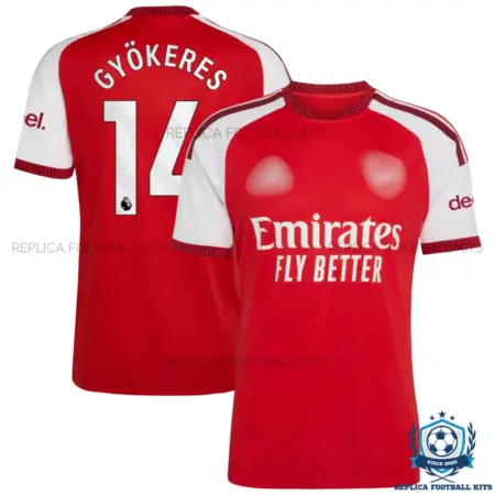 Arsn@l GYÖKERES 14 Home Men Replica Football Shirt 2026/27 - overview