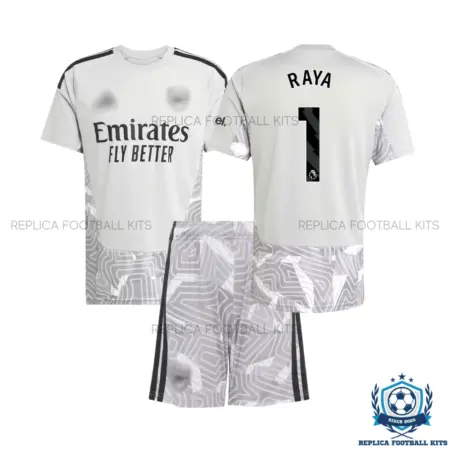 Arsn@l RAYA 1 Goalkeeper Kid Replica Football Kit 2026/27 - overview