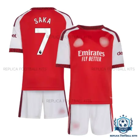 Arsn@l SAKA 7 Home Kid Replica Football Kit 2026/27 - overview