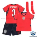 England World Cup 2026 O'REILLY 3 Away Kid Replica Football Kit - overview