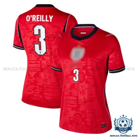 England World Cup 2026 O'REILLY 3 Away Women Replica Football Shirt - overview