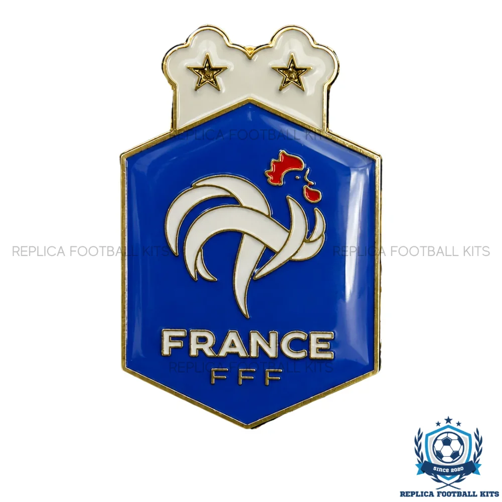 France Football Pin Badge - Front View