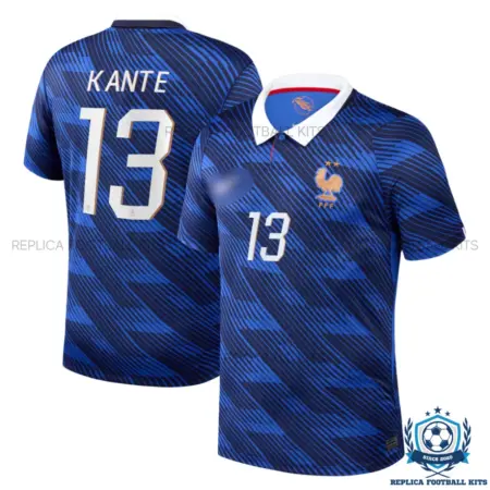 France World Cup 2026 KANTE 13 Home Men Replica Football Shirt - overview