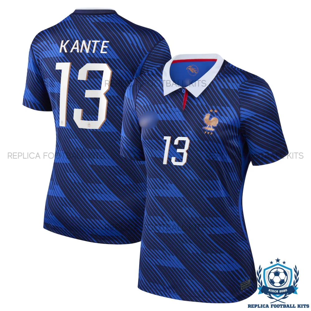 France World Cup 2026 KANTE 13 Home Women Replica Football Shirt - overview