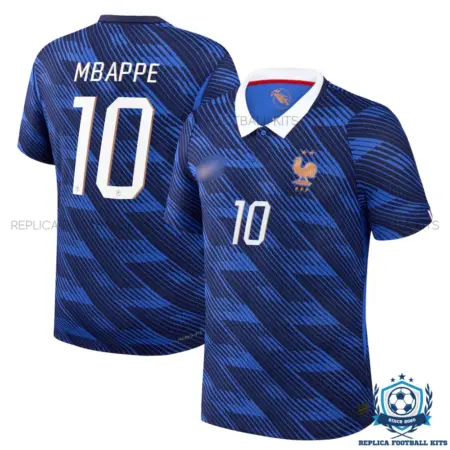 France World Cup 2026 MBAPPE 10 Home Men Replica Football Shirt - overview