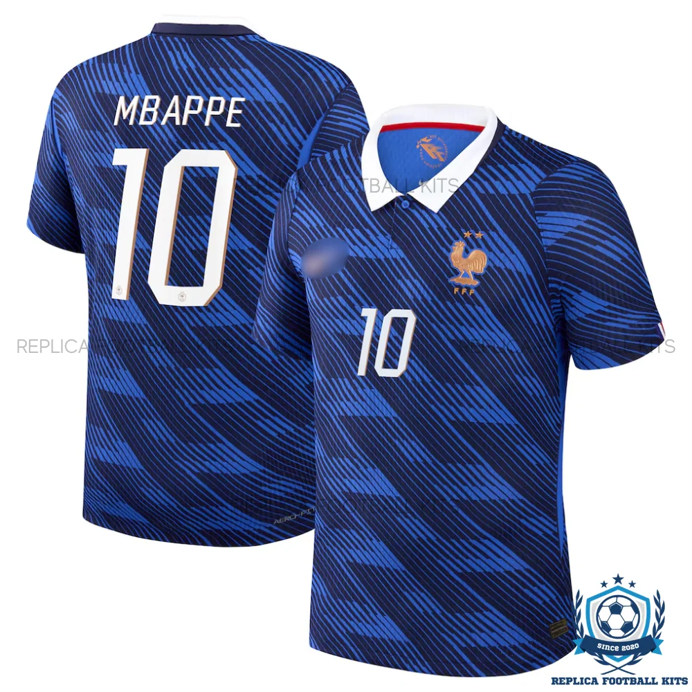 France World Cup 2026 MBAPPE 10 Home Men Replica Football Shirt - overview