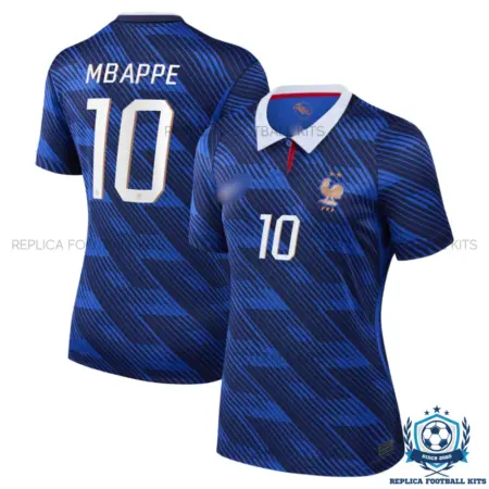 France World Cup 2026 MBAPPE 10 Home Women Replica Football Shirt - overview