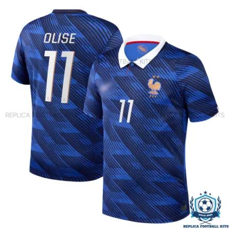 France World Cup 2026 OLISE 11 Home Men Replica Football Shirt - overview