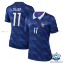 France World Cup 2026 OLISE 11 Home Women Replica Football Shirt - overview