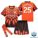 Manchester City DONNARUMMA 25 Orange Goalkeeper Kid Replica Football Kit 2026/27 - overview with socks