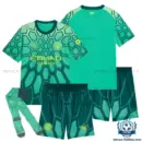 Manchester City Green Goalkeeper Kid Replica Football Kit 2026/27 - overview with socks