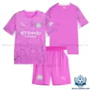 Manchester City Pink Goalkeeper Kid Replica Football Kit 2026/27 - overview