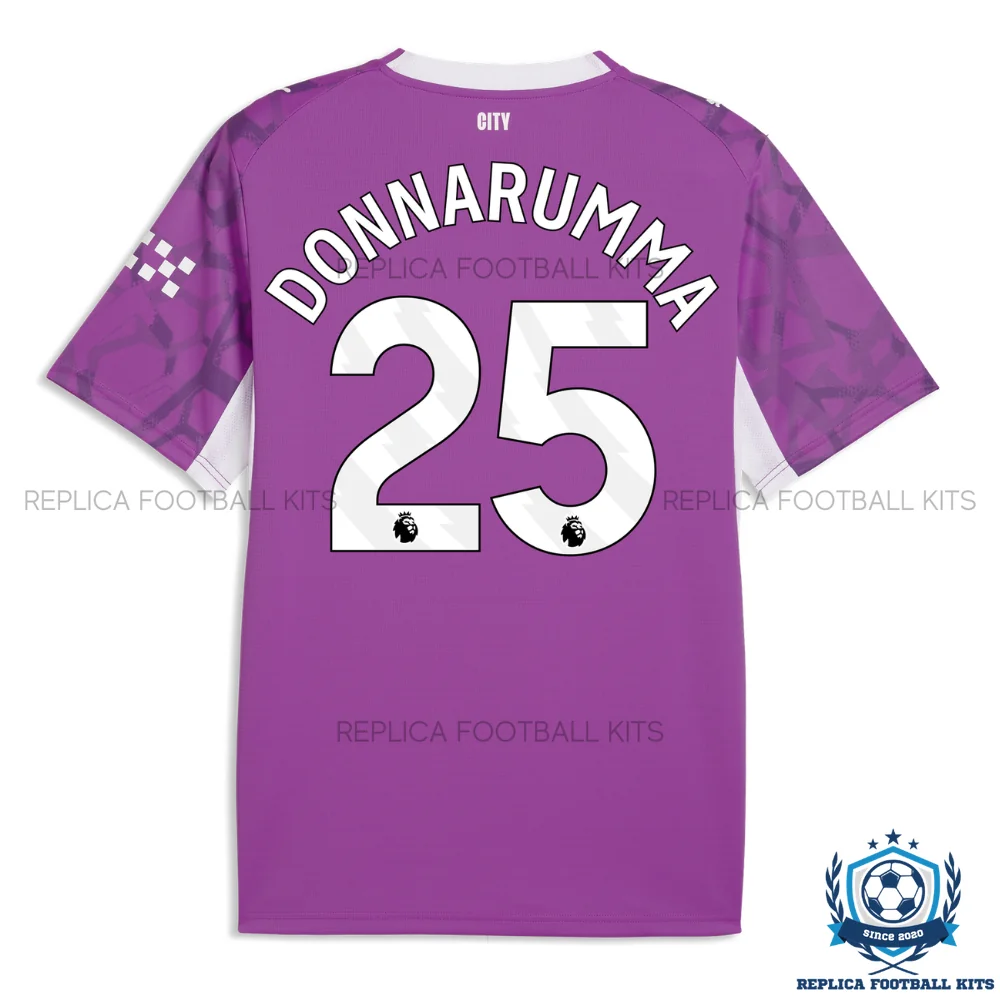 Manchester City DONNARUMMA 25 Pink Goalkeeper Men Replica Football Shirt 2026/27 - backview