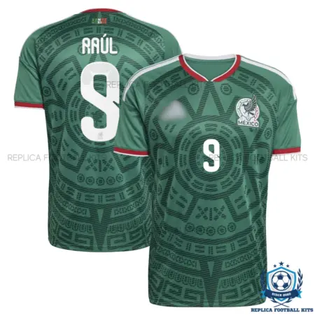 Mexico World Cup 2026 RAÚL 9 Home Men Replica Football Shirt Mexico World Cup 2026 RAÚL 9 Home Men Replica Football Shirt - overview