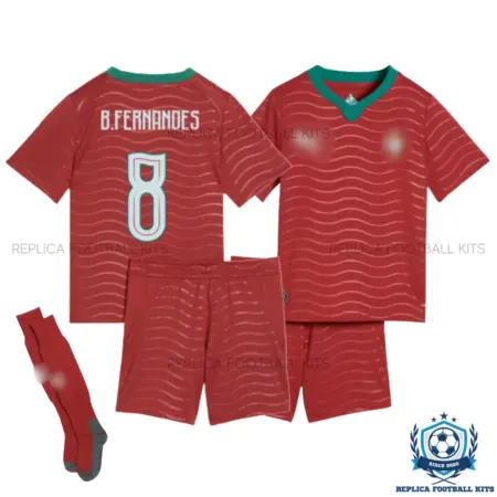 Portugal World Cup 2026 CASEMIRO 5 Home Kid Replica Football Kit - overview